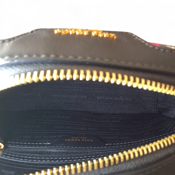 Kate Spade Black and Pink Floral Crossbody Bag - Picture 9 of 15